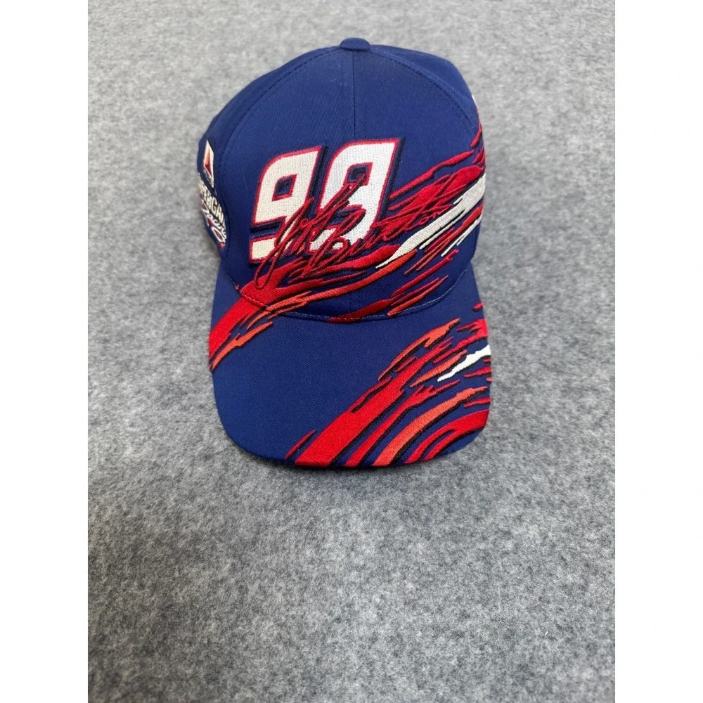 Vintage Roush Racing 93 NASCAR Embroidered Blue Adjustable Hat